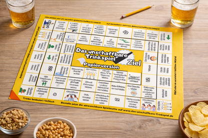 Das unschaffbare Trinkspiel - Papierversion